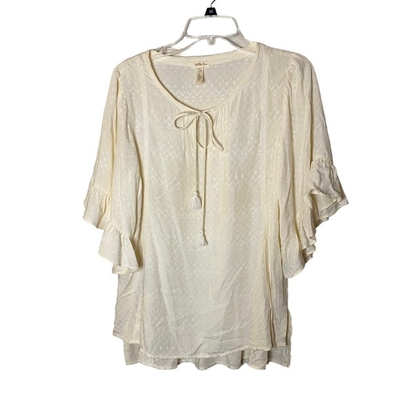 NWOT Matilda Jane Believe In You Ruffle Blouse - Picture 1 of 8